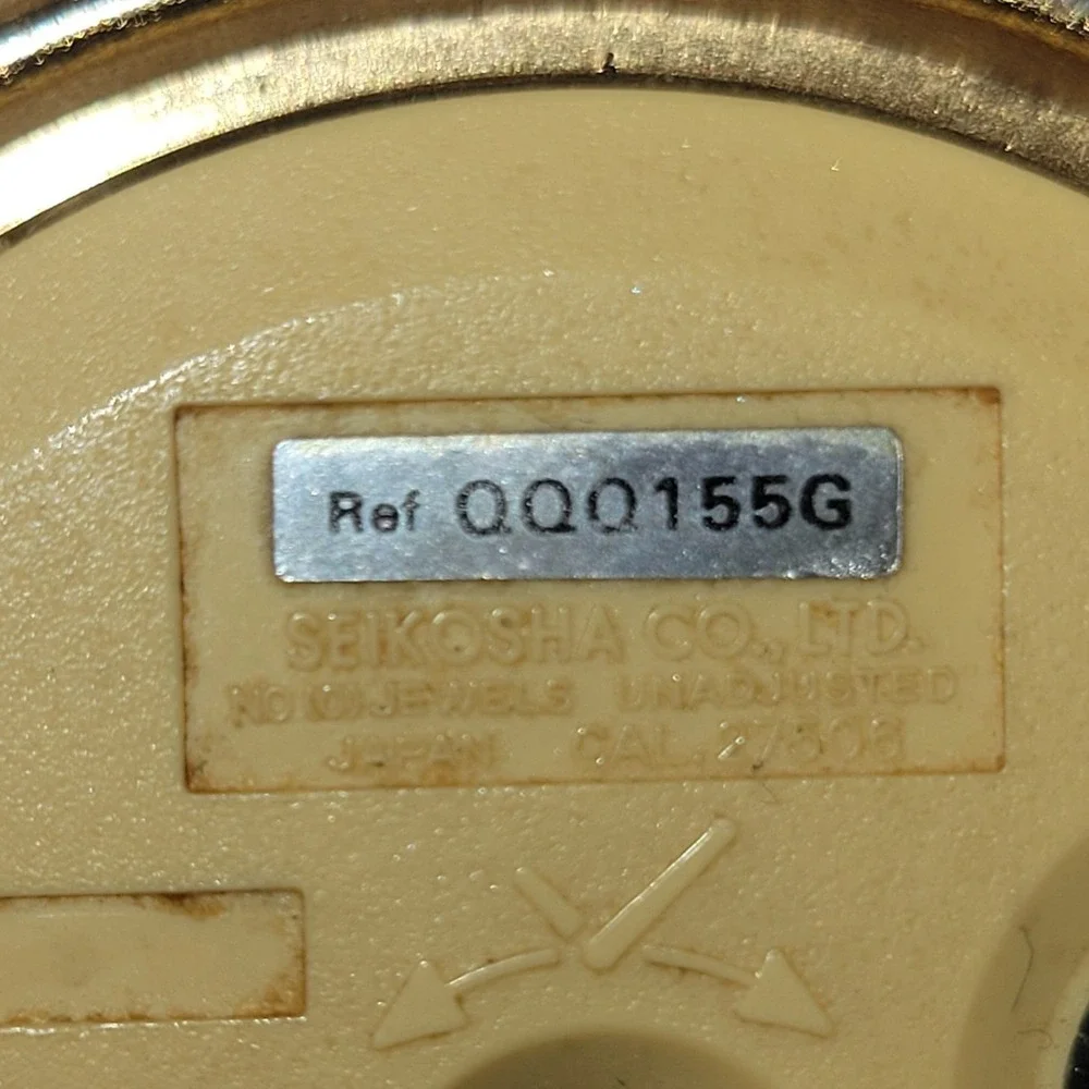 Seiko Gold Tone Quartz Pocket Watch VTG SKUJ110